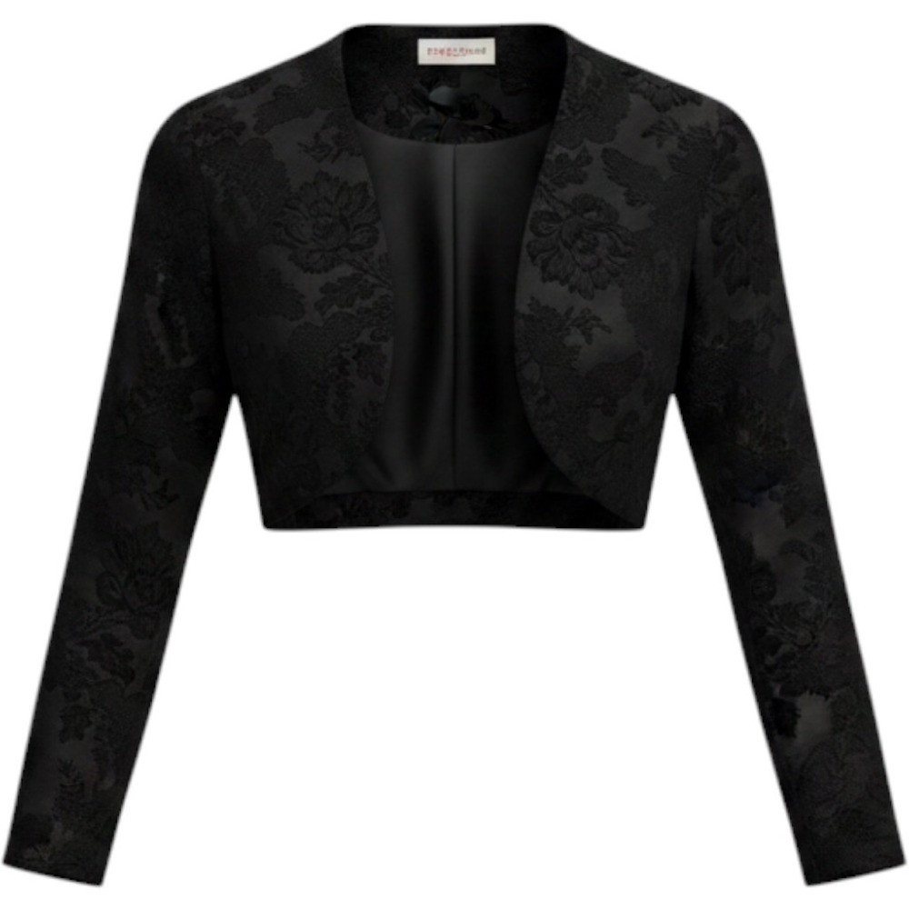 VTG Scott McClintock Damask Jacket S Shrug Whimsigoth Formal Elegant Bolero 4